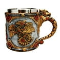 thumbnail image 1 of Ebros Golden Steampunk Cyborg Robotic Dragon Beer Stein Tankard Coffee Cup Mug, 1 of 4