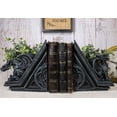 thumbnail image 1 of Ebros Gothic Roaring Gargoyles On Rooftop Sculptural Bookends Set 7" High Decor, 1 of 8