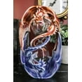 thumbnail image 1 of Ebros Invertible Elemental Ice and Fire Dual Dragon Sandtimer 7.5"H Anne Stokes, 1 of 8
