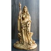 Ebros Ivory Hecate Statue Greek Goddess Hekate with She-Dogs Figurine 10.75" H