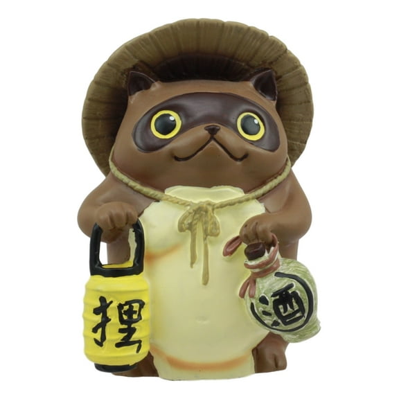 Ebros Japanese Tanuki Raccoon Dog Collectible Figurine Bake Danuki Yokai Ghost