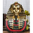 thumbnail image 1 of Ebros Large Egyptian King TUT Bust Statue with Decorative Glass Mirrors 14" Tall, 1 of 6