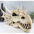 thumbnail image 1 of Ebros Large Elder Dragon Skull Statue Legendary Erathia Fossil Skeleton 18"L Figurine, 1 of 7