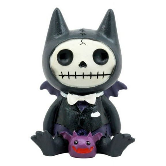 Ebros Larger Furry Bones Count Dracula Vampire Flappy Skeleton Monster Figurine