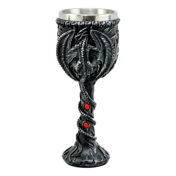 Ebros Legend Of The Thrones Drogon Blood Fire Dragon Wine Goblet Chalice 6oz Capacity