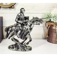 thumbnail image 1 of Ebros Medieval Suit of Armor Knight Jousting On Horse Statue Medieval Tournament, 1 of 6