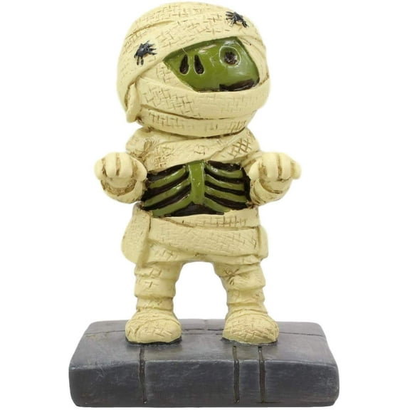 Ebros Monster Mania Collection Skulls and Skeletons Collectible Statue (Mummy)