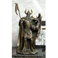 thumbnail image 1 of Ebros Norse Pagan God Loki Carrying Fenrir & Jörmungandr Serpent Statue 11.5"H, 1 of 7