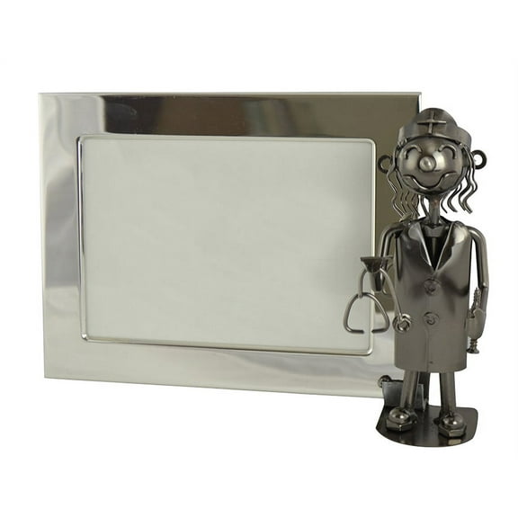 Ebros Nurse Practitioner Metal Sculpture 5"X7" Picture Frame Vertical Horizontal