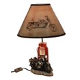 thumbnail image 1 of Ebros Old Fashioned Gas Pump Retro Bike Motorcycle Desktop Table Lamp W/ Shade, 1 of 6