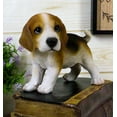 thumbnail image 1 of Ebros Realistic Adorable Tri Color Beagle Dog Puppy Figurine 5.75" Long, 1 of 10