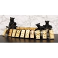 thumbnail image 1 of Ebros Rustic 3 Black Bears Family Rowing Canoe Domino Display Set W/ 28 Dominoes, 1 of 6