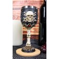 thumbnail image 1 of Ebros Skeletal Tree of Life Skull Cross Bones Small 6"H Wine Goblet Chalice, 1 of 5