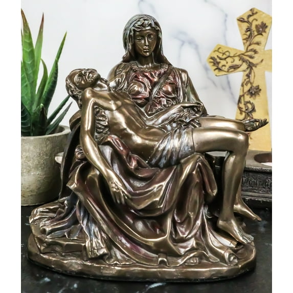 Ebros Small Michelangelo Sistine Chapel La Pieta Urn Statue 5.25"Tall