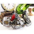 thumbnail image 1 of Ebros Steampunk Cyborg Robotic Terminator Skeleton Wine Bottle Holder 9.5"L, 1 of 8