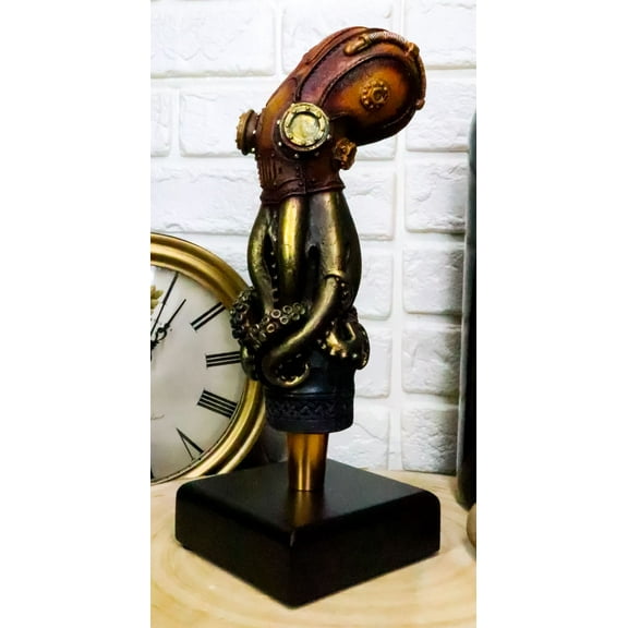 Ebros Steampunk Octopus Marine Marauder Novelty Beer Tap Handle Figurine