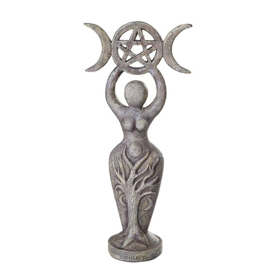 Ebros The Spiral Goddess Feminine Power Spiritual Triple Goddess Figurine 8 inch