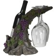 thumbnail image 1 of Ebros The Tree Goddess Wine and Glass Holder Resin Figurine Statue 11.5" H Decor, 1 of 6