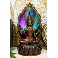 thumbnail image 1 of Ebros Vastu Hindu Goddess Lakshmi On Throne Colorful Fiber Optics Light Figurine, 1 of 6