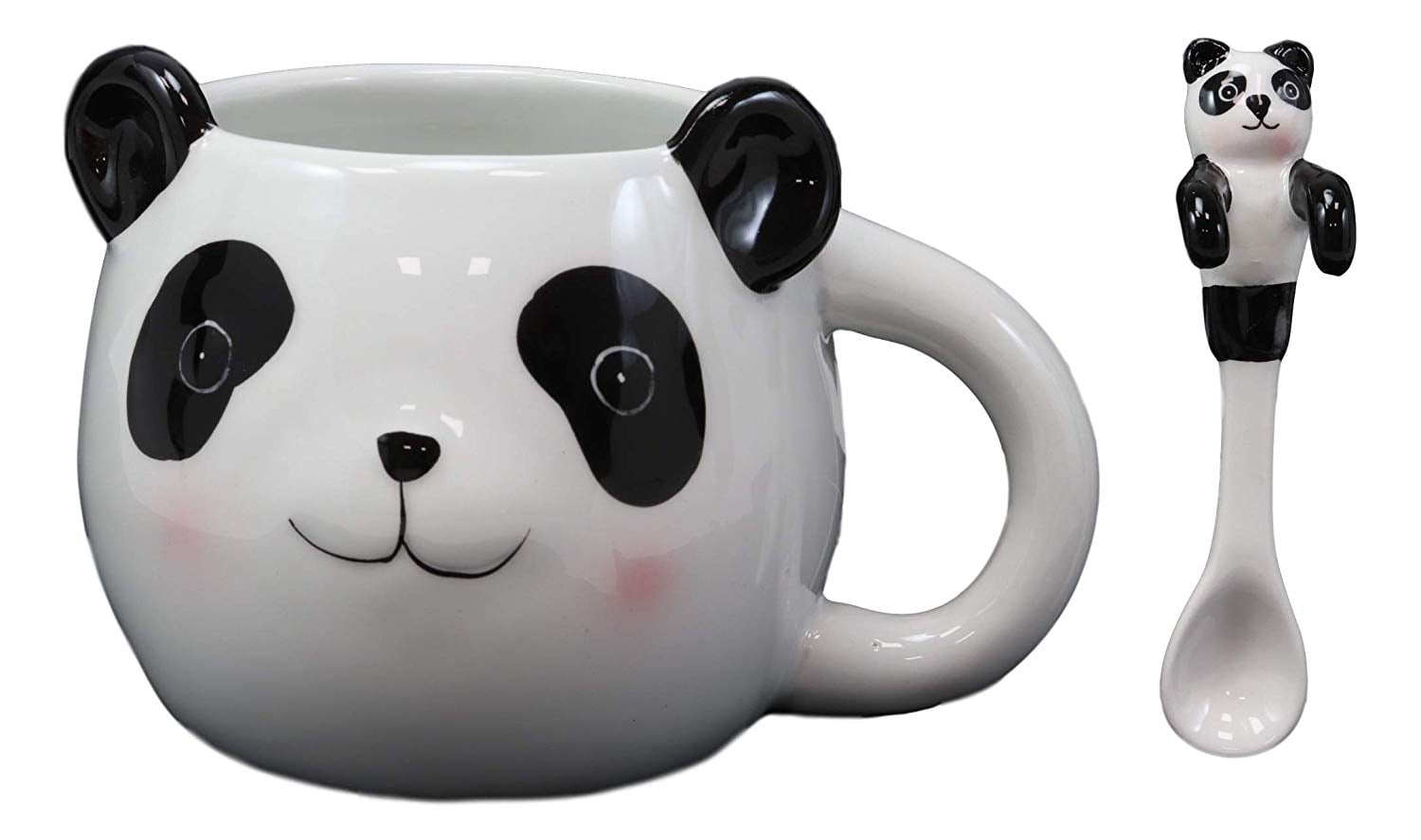 Panda Coffee Mug With Lid And Spoon at Rs 275/piece