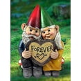 thumbnail image 1 of Ebros Whimsical Mr and Mrs Gnome 'Forever Love Struck' Couple Statue 6.25" Tall, 1 of 4