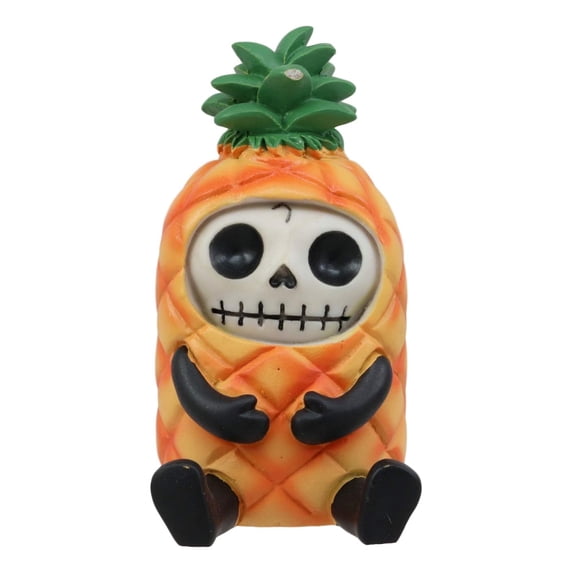 Ebrosgift Composite Skeleton Asymmetrical Figurine & Knick-Knack, Orange