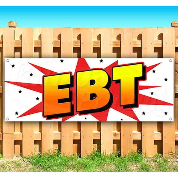 Ebt 13 oz Vinyl Banner With Metal Grommets