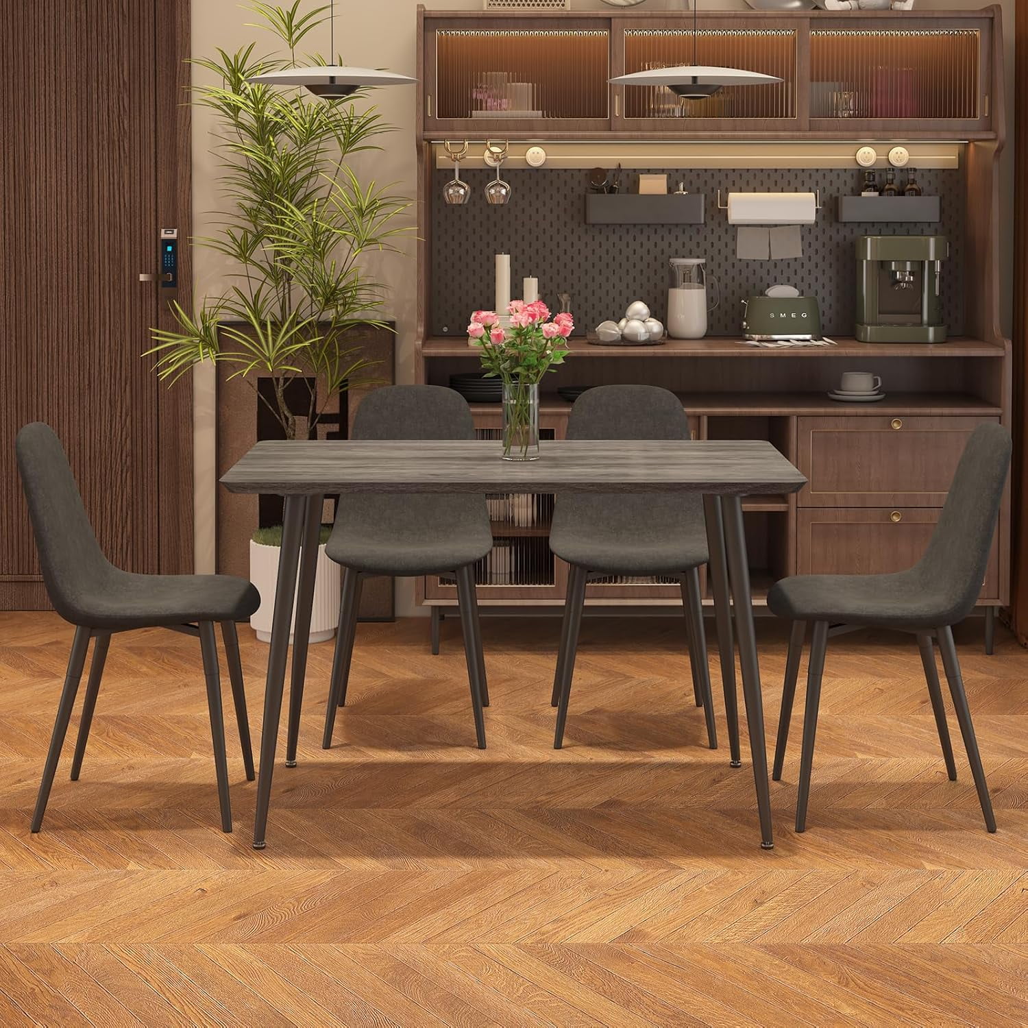 Ebullient Modern Dining Table Set for 4 5 Piece Kitchen Dining Table Ebullient Modern Dining Table Set for 4 5 Piece Kitchen Dining Table