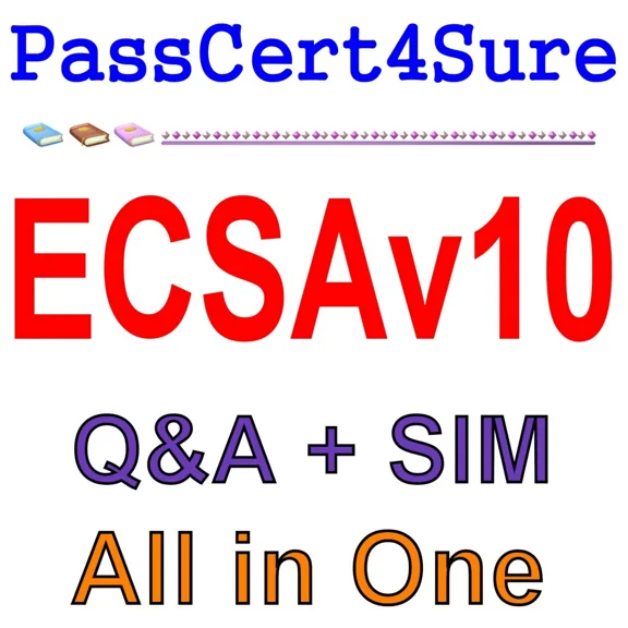 Ec-Council Certified Security Analyst (Ecsa) V10 Ecsav10 Exam Q&A+Sim