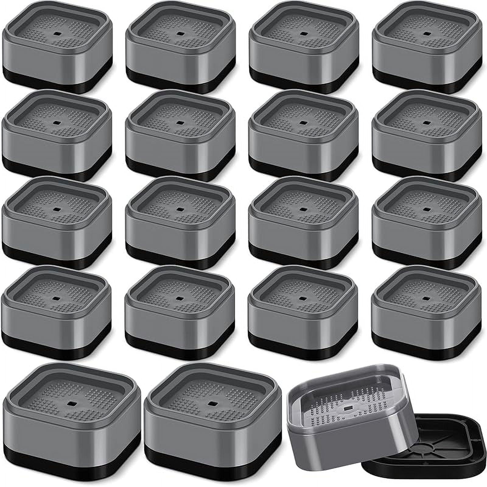 Ecally 16 Pack Furniture Risers Adjustable Bed Risers Desk Leg Risers 1 ...