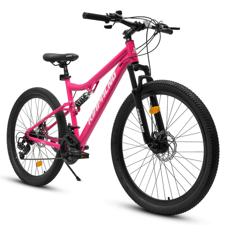 Ecarpat 26 Inch Mountain Bike Dual Suspension, 21 Speeds Women