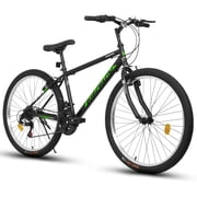 Ecarpat Mountain Bike 26 Inch for Men Women, 21 Speeds High-Carbon Steel Frame, Classic Adult Teens Sport Bicycle, V Brakes Bicycle for Snow City Commuters and Short Trip