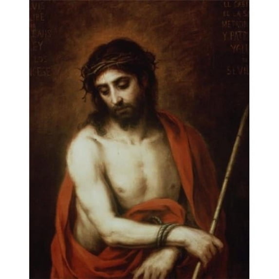 Ecce Homo Bartolome Esteban Murillo 1617-1682 Spanish Poster Print - 18 x 24 in.