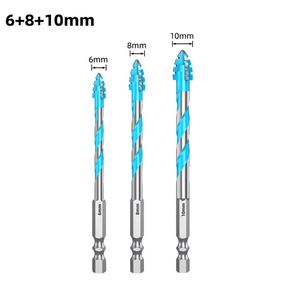 Eccentric Design Masonry Drill Bits Set Suitable for Multiple Materials