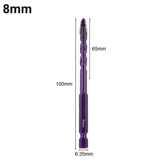 Eccentric Drill Bit For Effective Drilling In Glass Tiles And Concrete