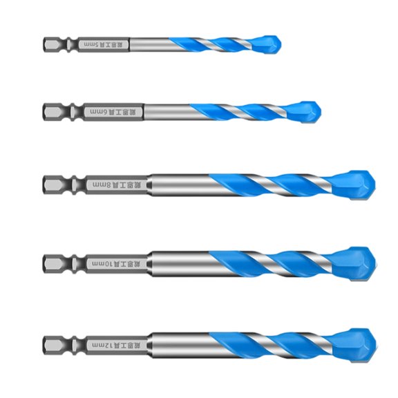 Eccentric Drill Precisions Porcelain Drilling Glass Ceramic Punching Rock Triangles Drill Bit 5/6/8/10/12mm