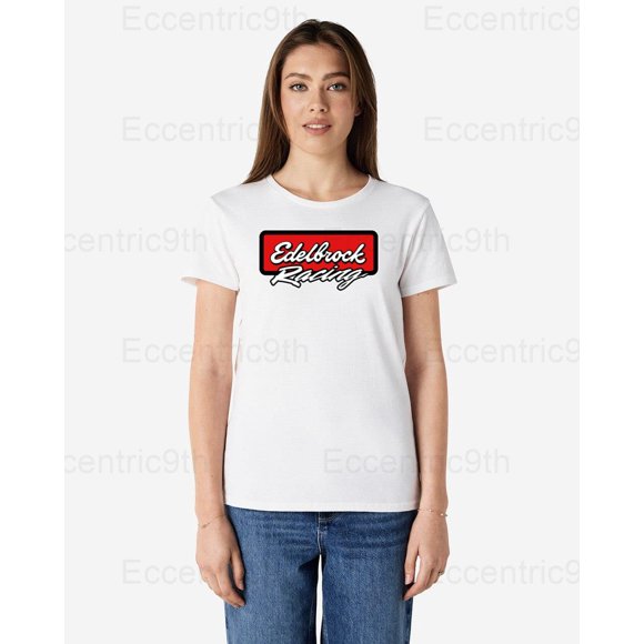 Eccentric9th Edelbrock Racing T-Shirt, Performance Logo Auto Fan Tee, Classic Car Enthusiast Gift, for men & women, up to 5XL.