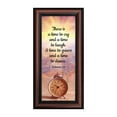 thumbnail image 1 of Ecclesiastes 3:4, There is a Time to Cry and a Time to Laugh, Decorative Scripture Christian Wall Art, Sympathy Gift Picture Frame, 7391W, 1 of 6