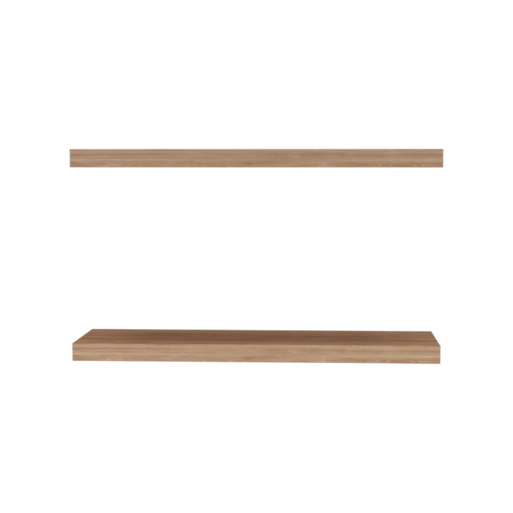 Ecco 31.5" Wide Floating Shelves  Set of 2 Engineered Wood Pine