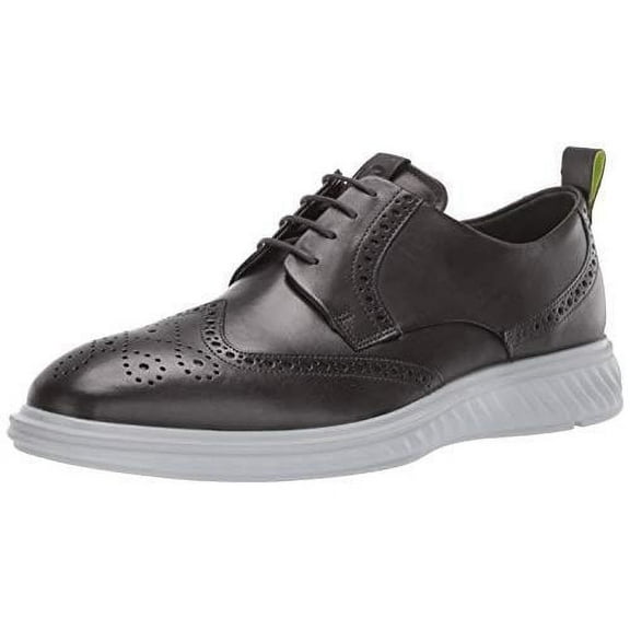 Ecco 83720401308 Mens Shoes St.1 Hybrid Lite Wingtip Brogue Leather Magnet Grey Size EU 44/US 10/10.5