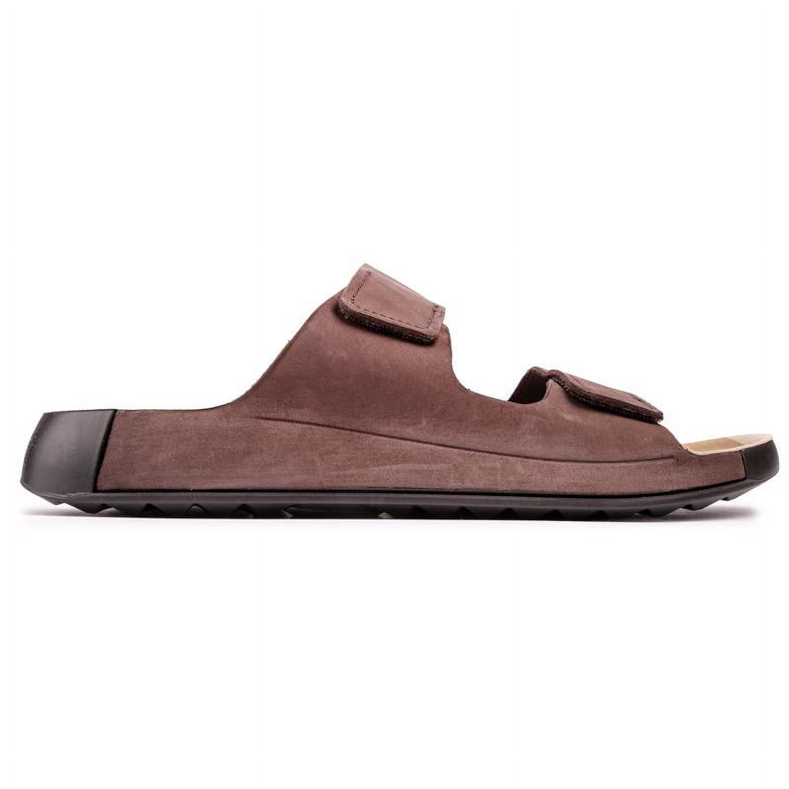 ECCO Men\'s 2nd Cozmo Mocha Leather Two Strap Slide Sandals Size 42 EU/ 8-8.5 US ECCO Men main image 4