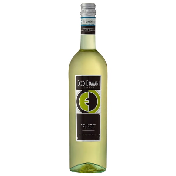 Ecco Domani Pinot Grigio White Wine, 750ml Bottle, 12.5% ABV