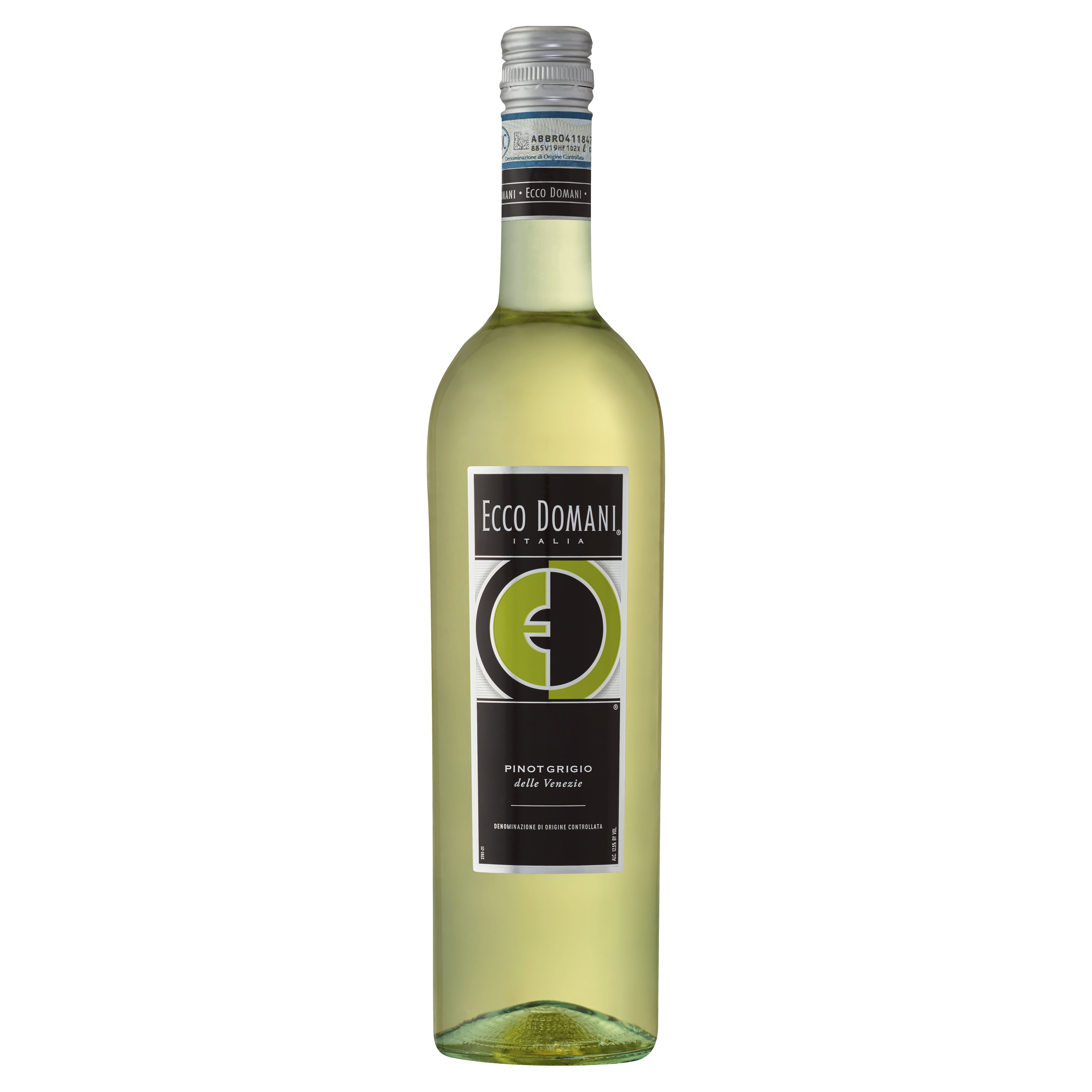 Ecco Domani Pinot Grigio White Wine, 750ml Bottle, 12.5% ABV