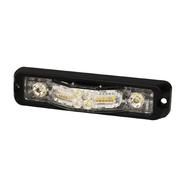 Ecco Electronics ED3777AB 5.38 in. 3777 Series Bolt-on Mount LED Strobe Light - Amber & Blue