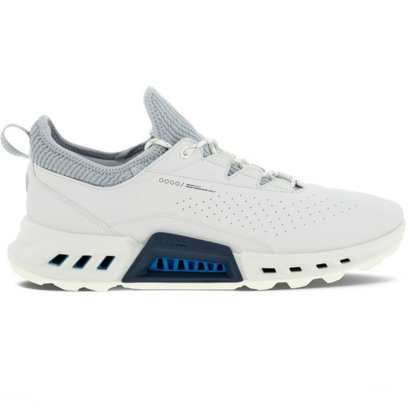 Ecco Men's Golf Biom C4 Boa Shoe in White/Concrete Dritton