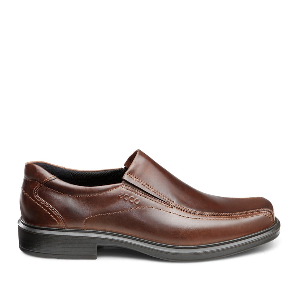 ECCO Men\'s Brown Leather Slip-On Dress Shoes Comfort Square Toe EU 41 NEW Men main image 3