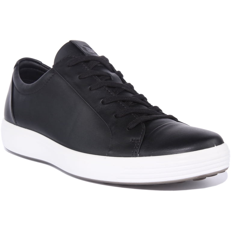 ECCO Soft 7 Black Leather Low Top Sneakers Men’s Size 10-10.5 US EU 44 Ecco Soft 7 Sneakers Mens EU 44/US 10-10.5 Black Leather  main image 2