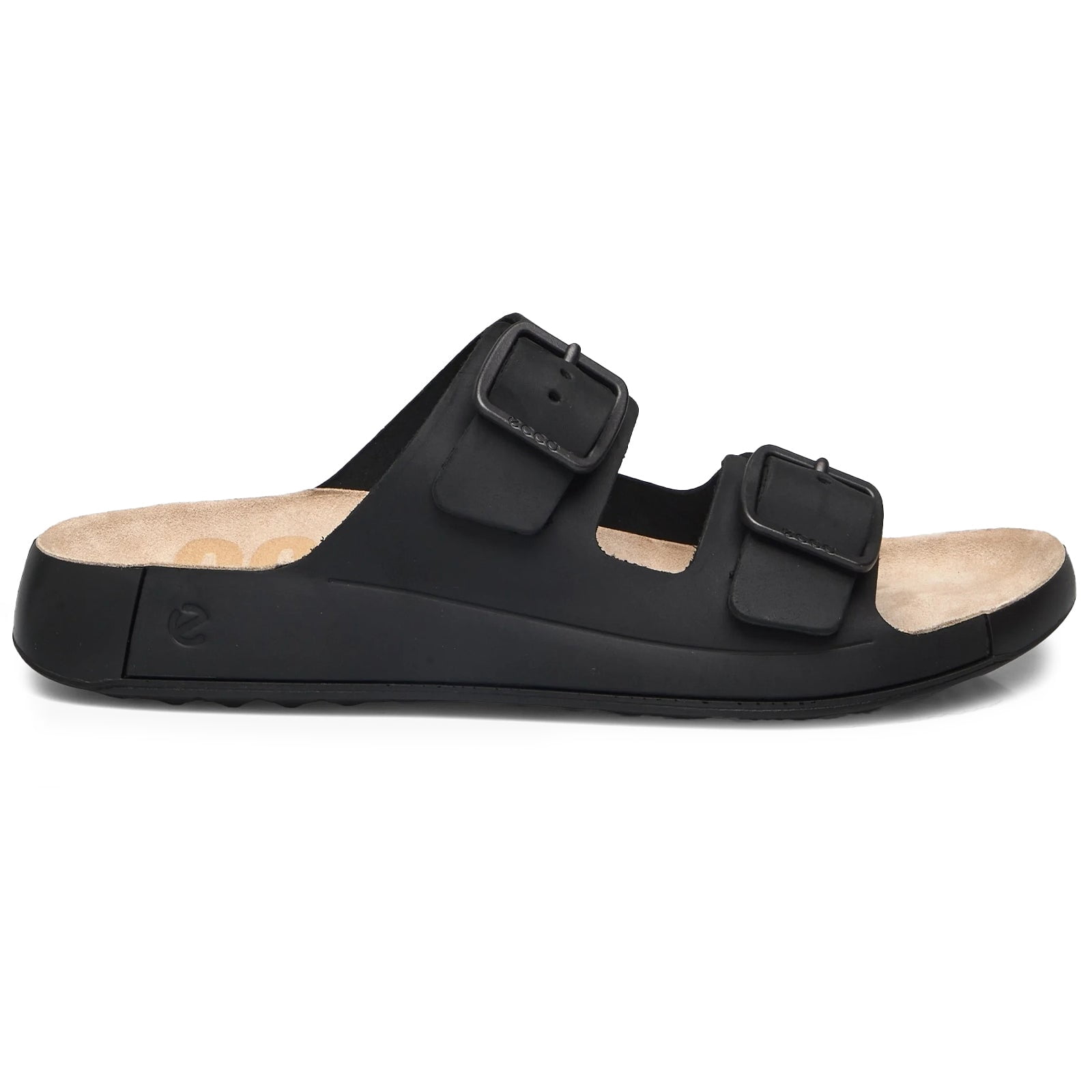 Ecco Mens Cozmo 500984 Nubuck Black Sandals 9-9.5 US  display picture 1