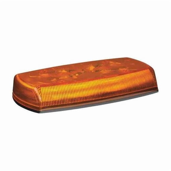 Ecco Mini Lightbar, Amber, Permanent, 8 Heads 5580A
