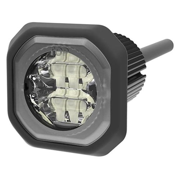Ecco Safety Group ECCED9040RW 12-24VDC Single Color Flush Mount Directional LED Light with 69 Flash Patterns, Red & White